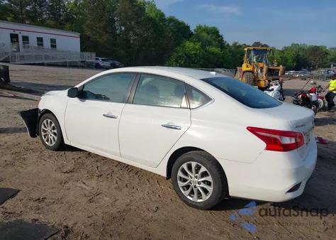 2018 Nissan Sentra Sv из США, поврежденный, VIN 3N1AB7AP6JY255393